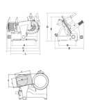 Αλλαντομηχανή Λεπίδα 300mm CANOVA 300 SRM-CANOVA 300